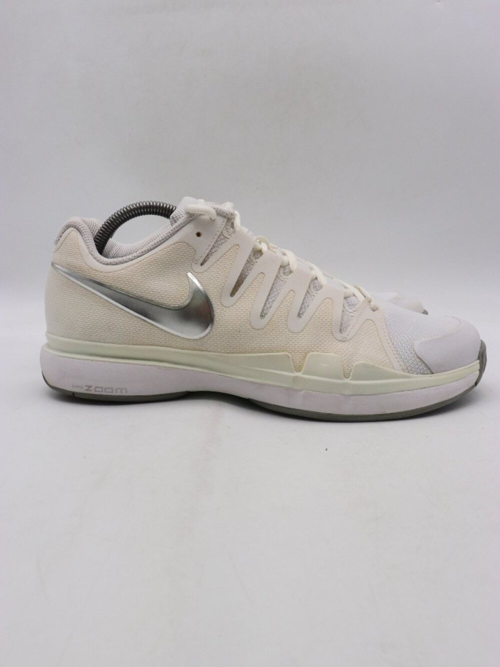 Nike Vapor Tour White Gray Women's 11 Men's 9.5 Athletic Sneakers 631475-101